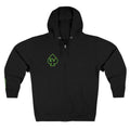 EV Poker Zip Hoodie | Black Neon Poker Streetwear