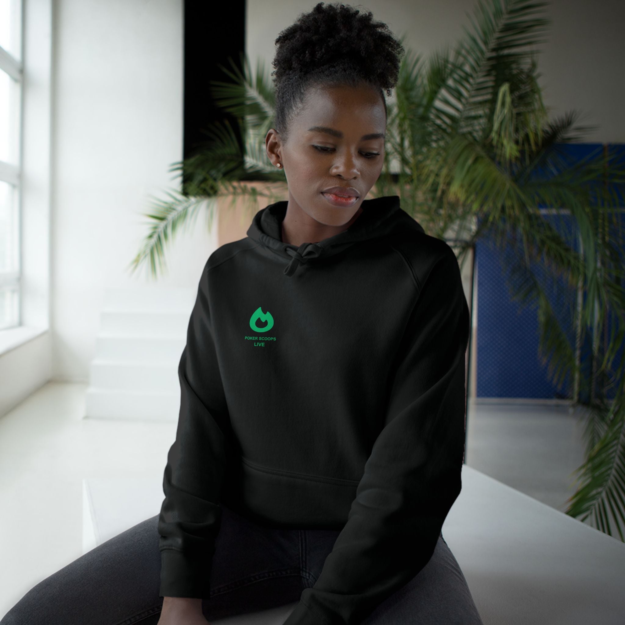 Poker Scoops Live Pullover Hoodie — Black