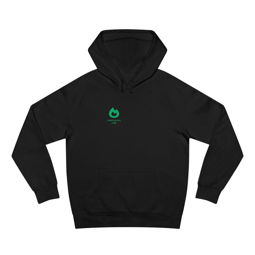 Poker Scoops Live Pullover Hoodie — Black (Intel Back)