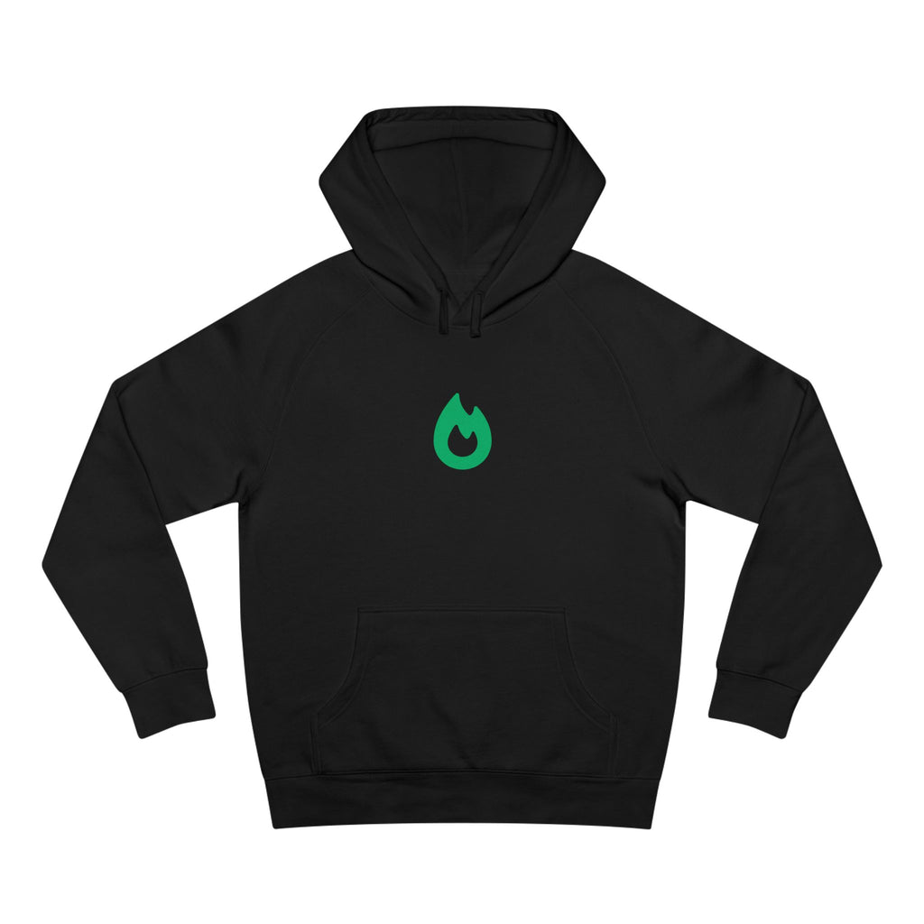 PSL Flame Zip Hoodie — Black