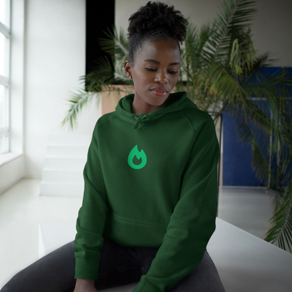 PSL Flame Zip Hoodie — Green