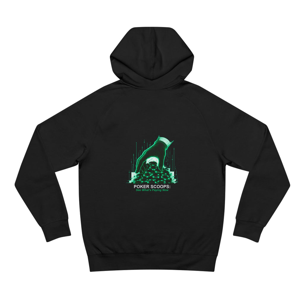 Poker Scoops Live Pullover Hoodie — Black (Intel Back)