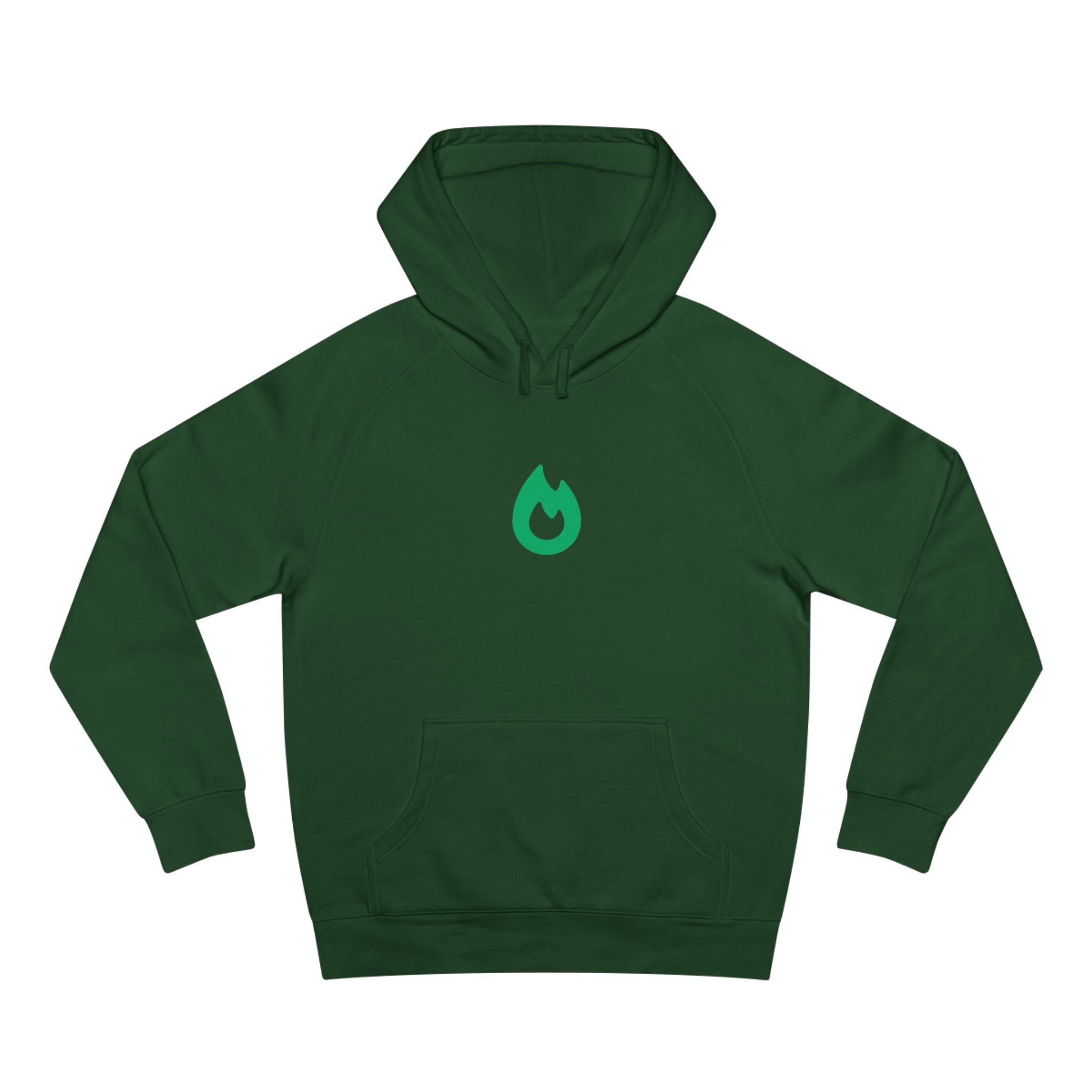 PSL Flame Zip Hoodie — Green