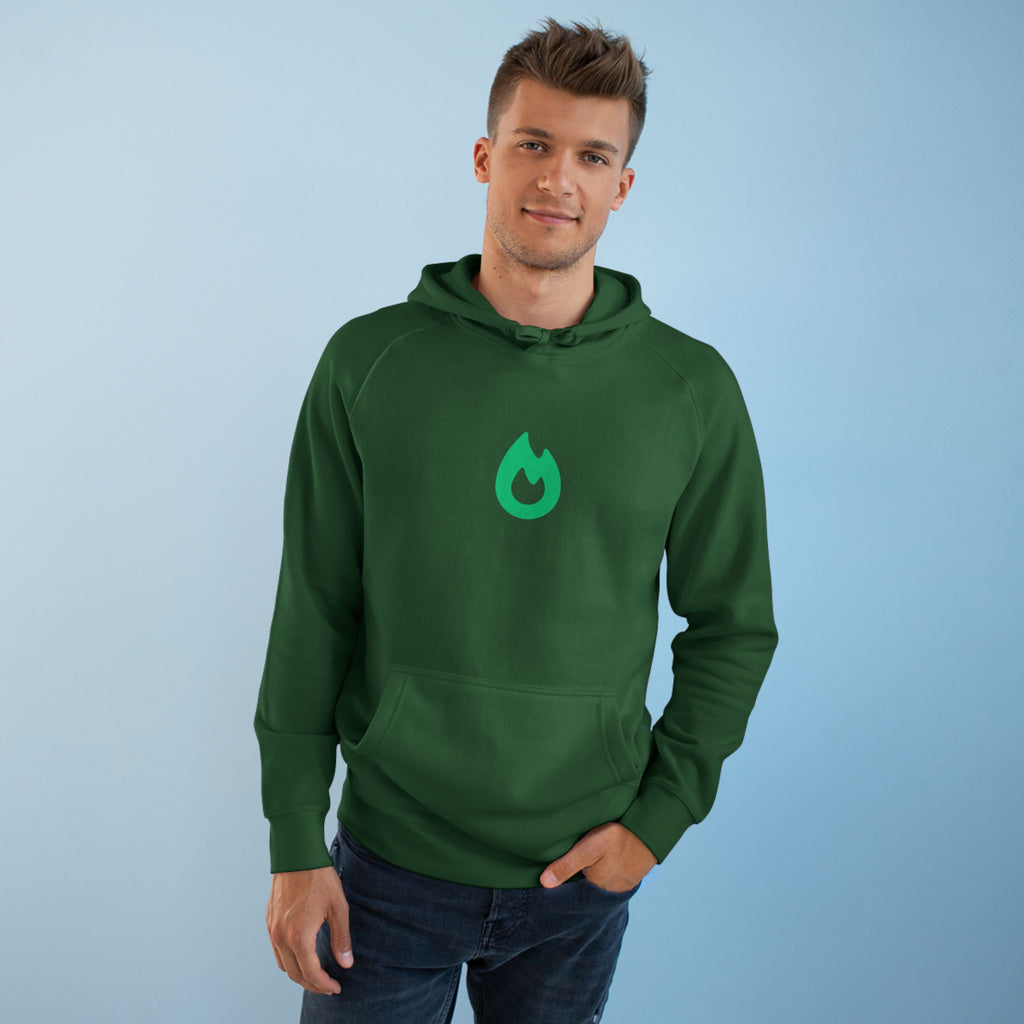 PSL Flame Zip Hoodie — Green